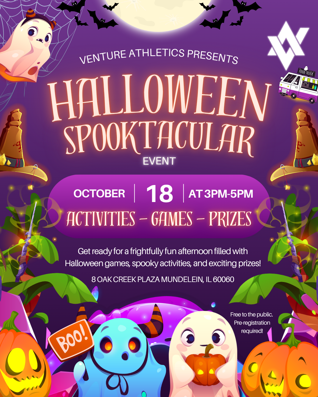 Halloween Spooktacular at Venture Athletics in Mundelein